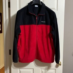 Columbia Two-Tone Red and Black Jacket